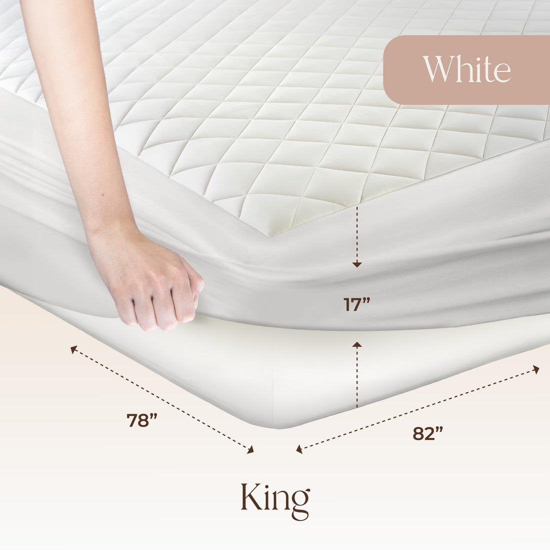 : Organic Cotton Mattress Pad – Cal King, 400GSM Plush