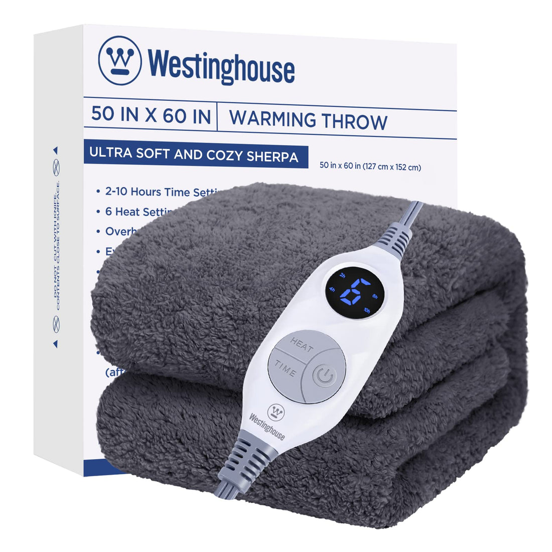 Westinghouse King Electric Blanket – Dark Grey
