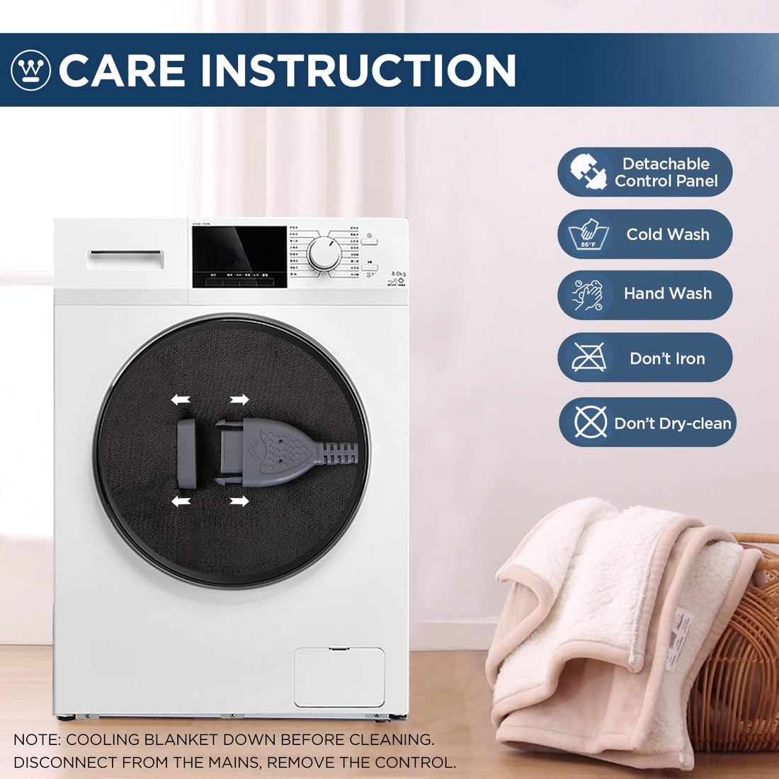 Westinghouse King Electric Blanket – Charcoal
