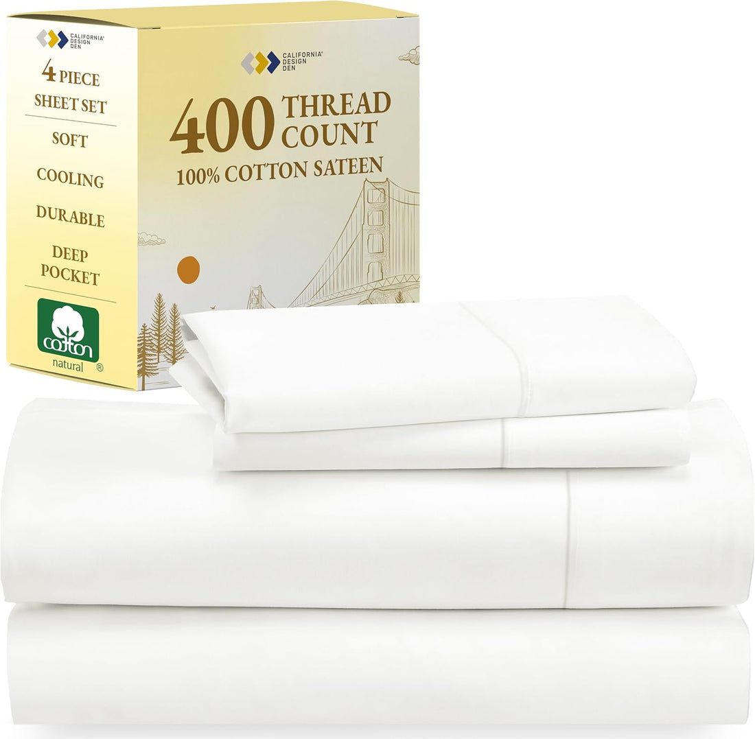 California Design Den Queen Sheets – 400 TC