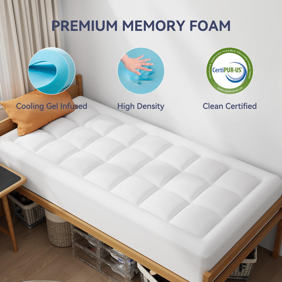 ELEMUSE 3" King Mattress Topper