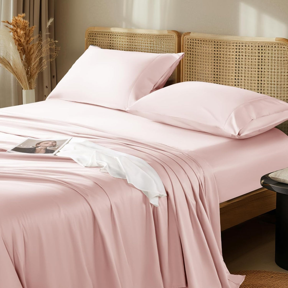 LBRO2M Egyptian Cotton Sheet Set – Queen, White