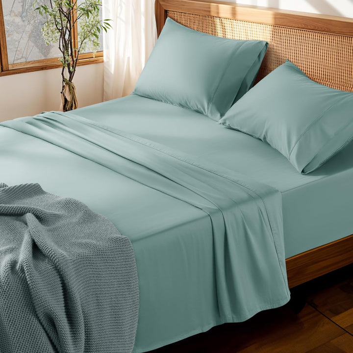 LBRO2M Egyptian Cotton Sheet Set – Queen, White