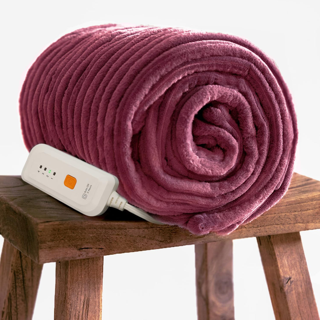 GOTCOZY Electric Heated Throw – Green, 50"x60"