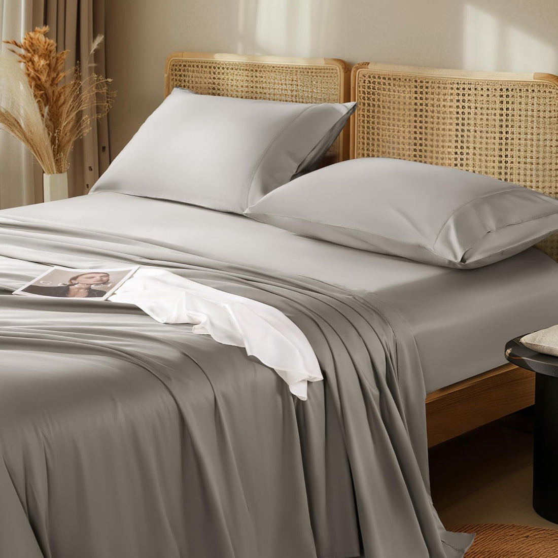 LBRO2M Egyptian Cotton Sheet Set – Queen, White