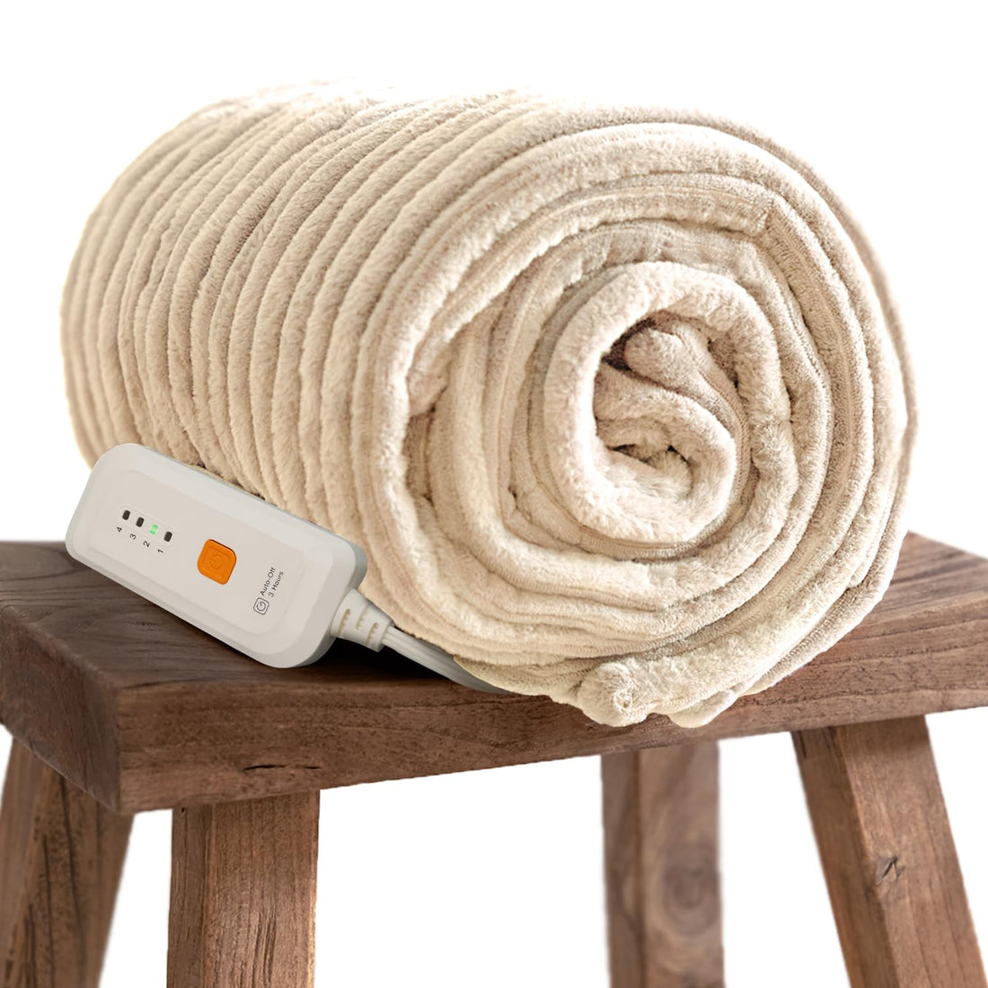 GOTCOZY Electric Heated Throw – Green, 50"x60"