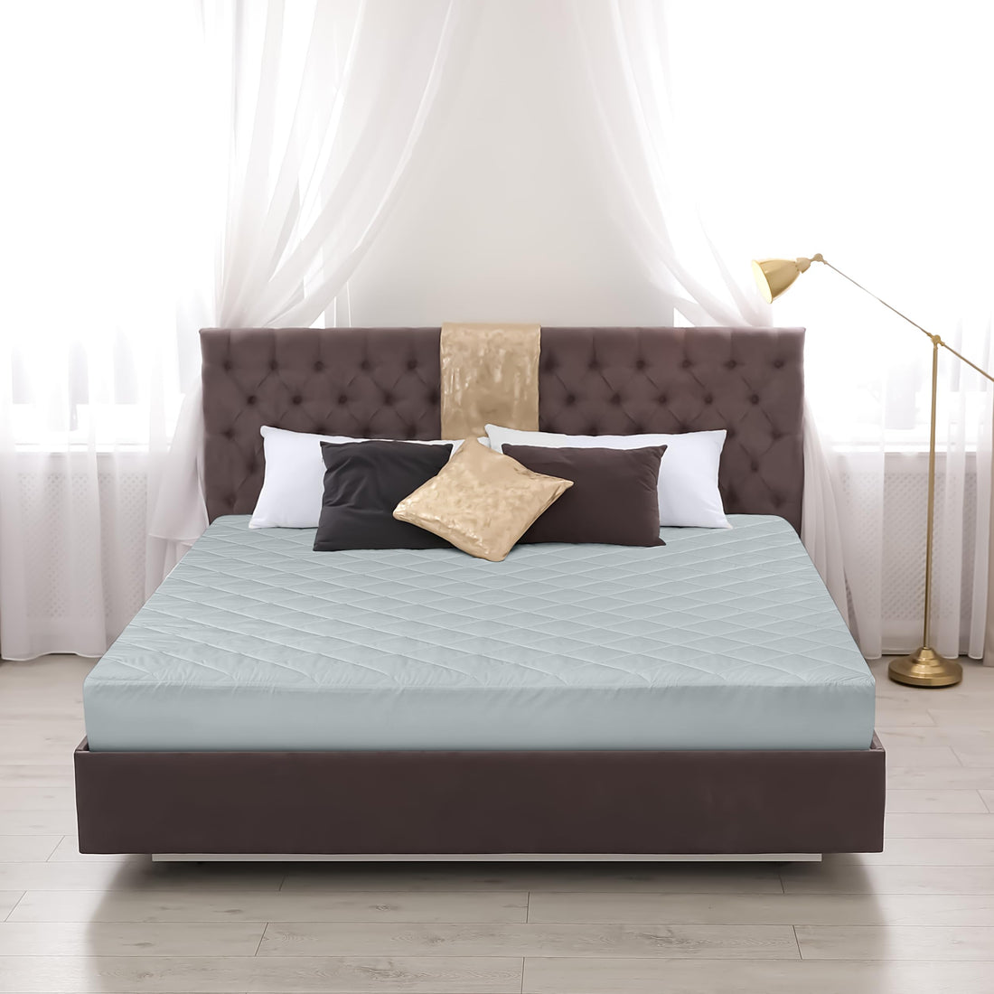 Utopia Quilted Mattress Pad – Queen, White