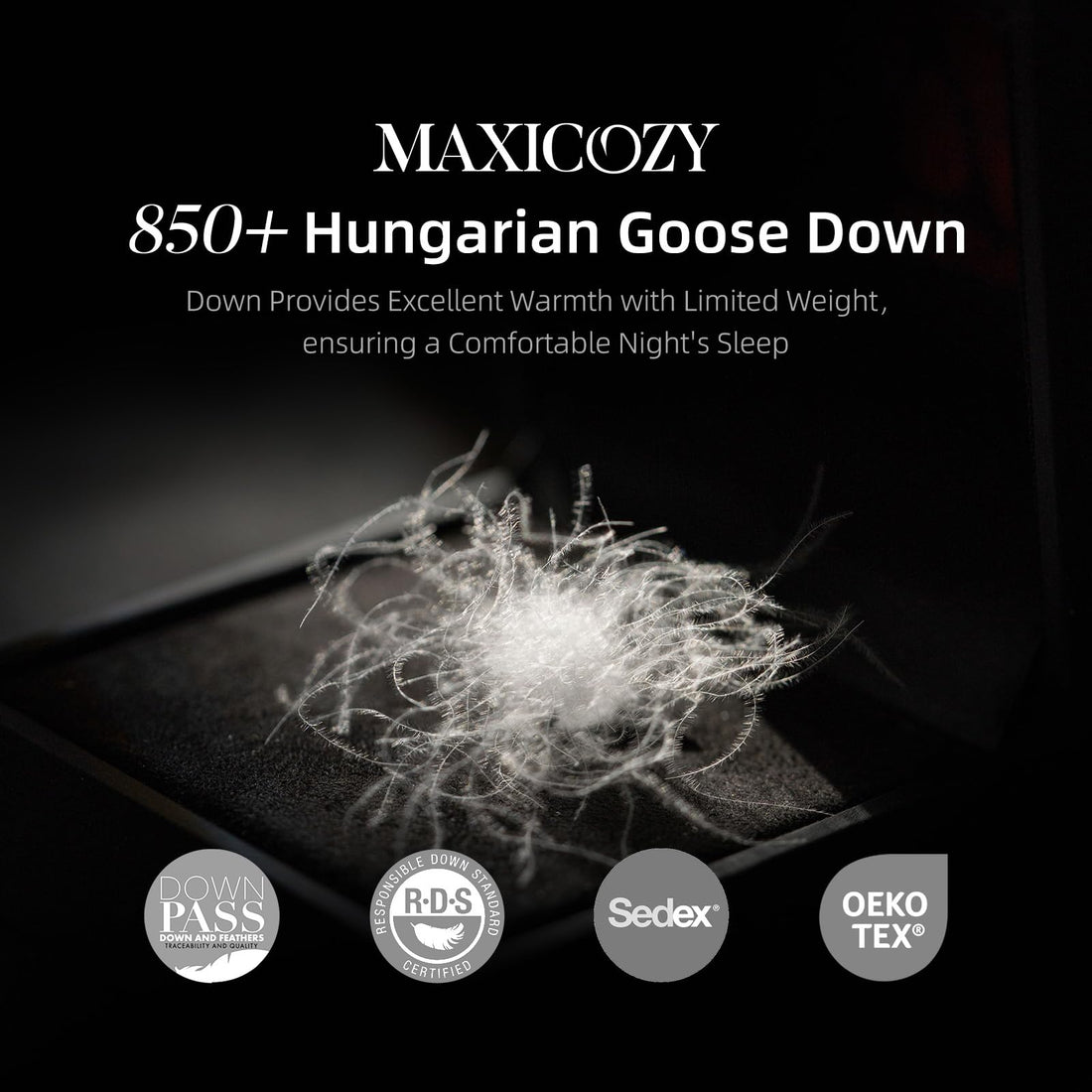 MAXICOZY King Comforter – White