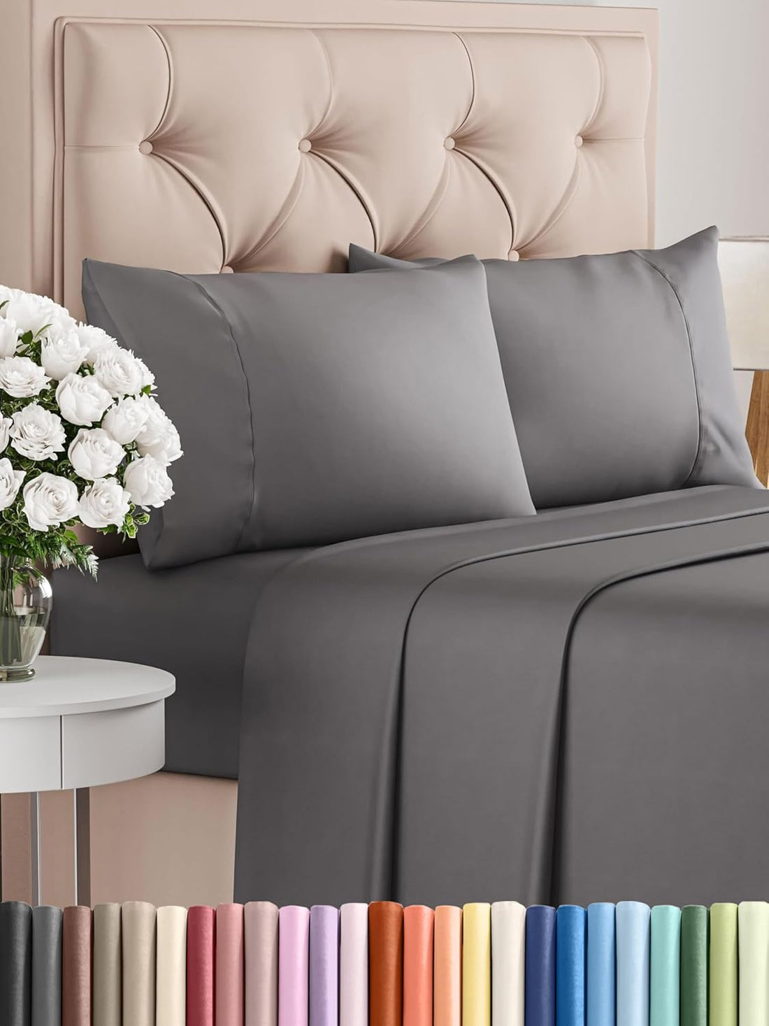 Queen 6PC Ultra Soft Sheet Set – White