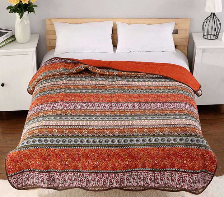 Cozyholy Cotton Quilt – Twin Blue
