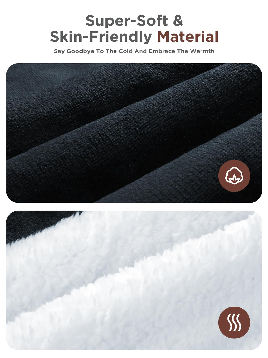 Electric Heated Throw – Flannel & Sherpa