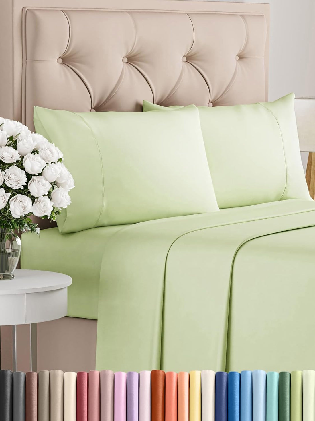 Queen 6PC Ultra Soft Sheet Set – White