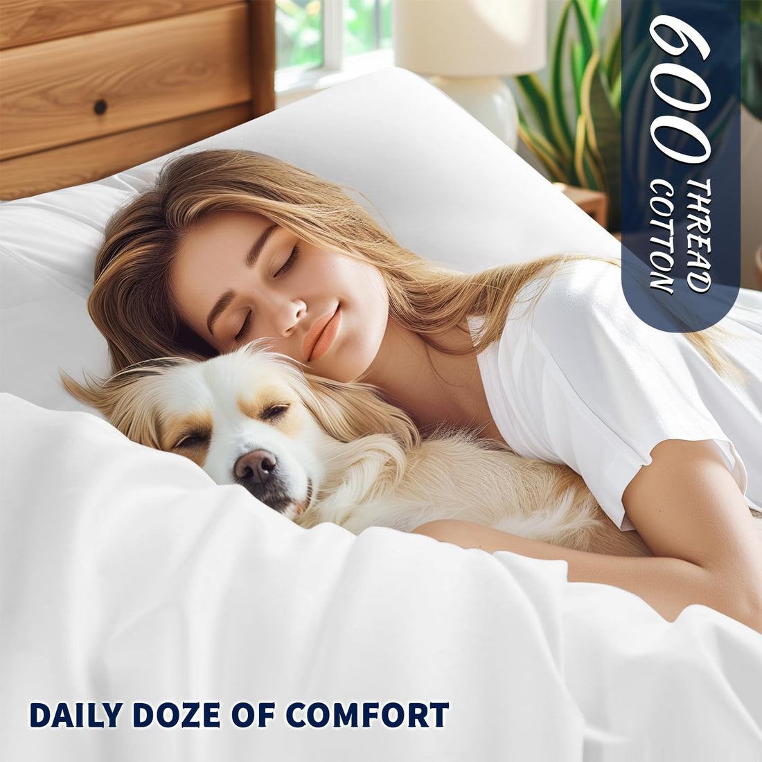 Shilucheng Egyptian Cotton Sheets – Queen