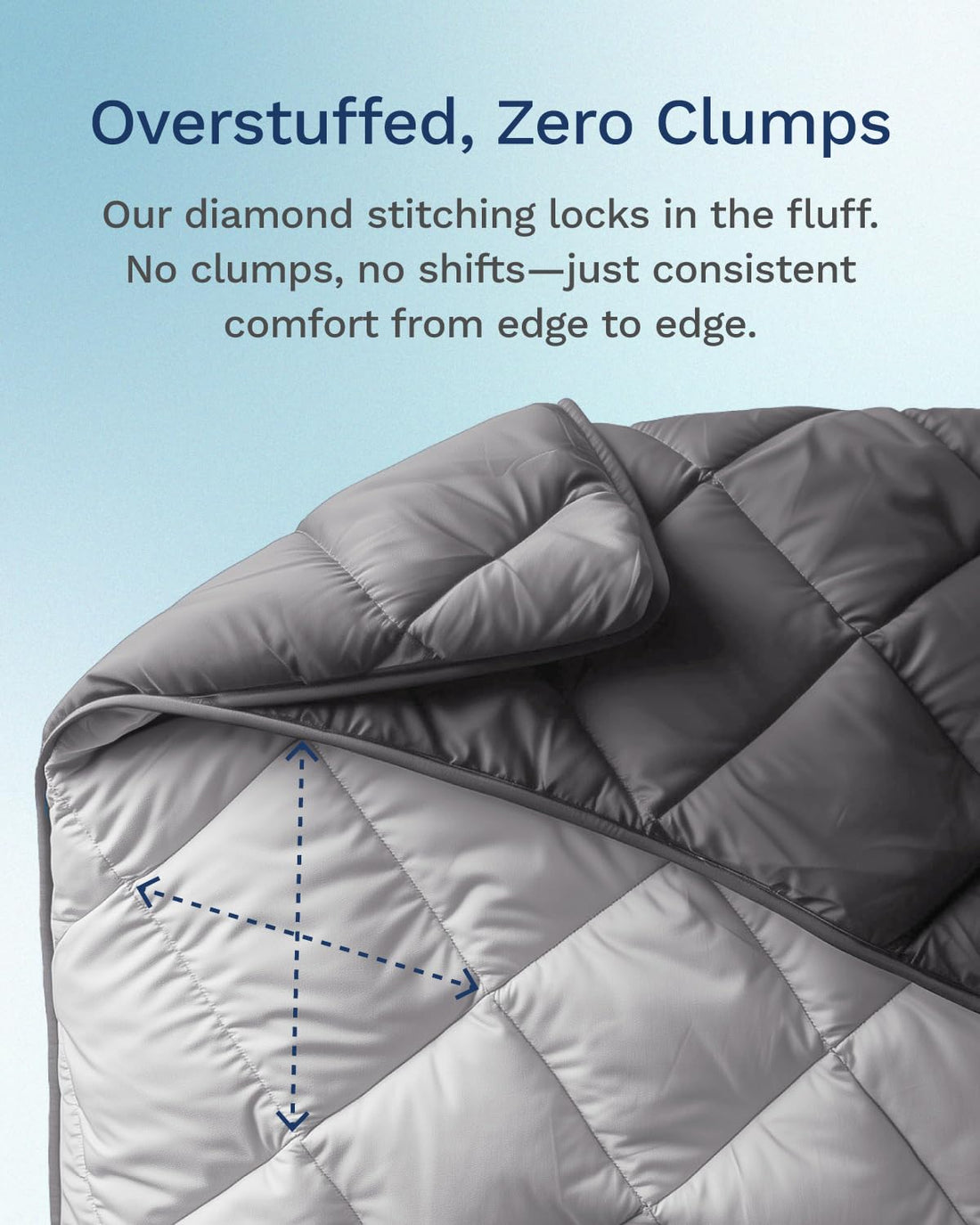ViscoSoft Microfiber Comforter – Full Gray