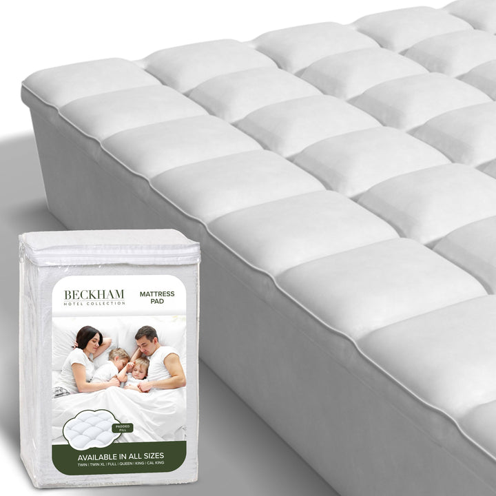 Beckham Queen Mattress Pad – Extra Plush