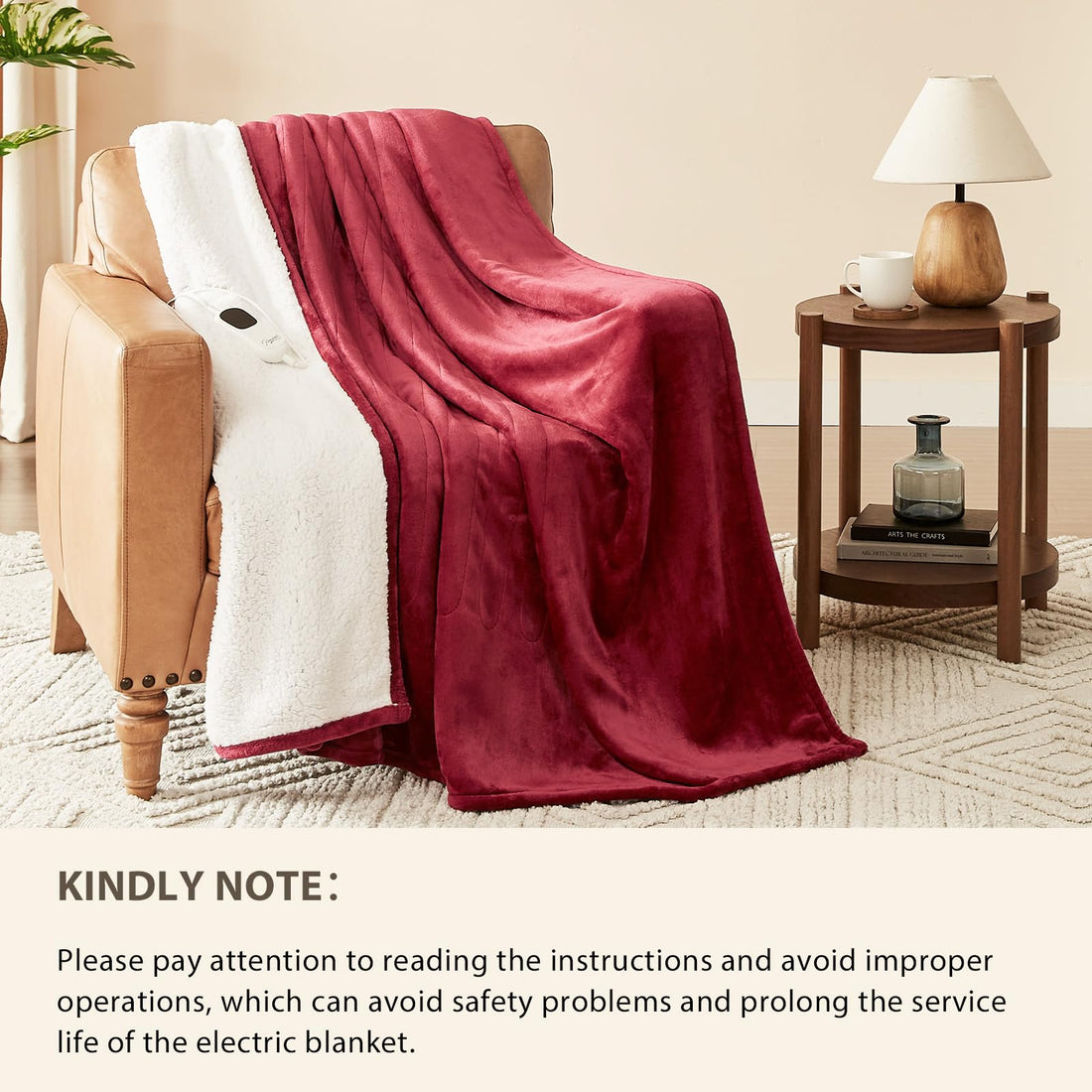 Homemate Heated Throw – 50"x60"