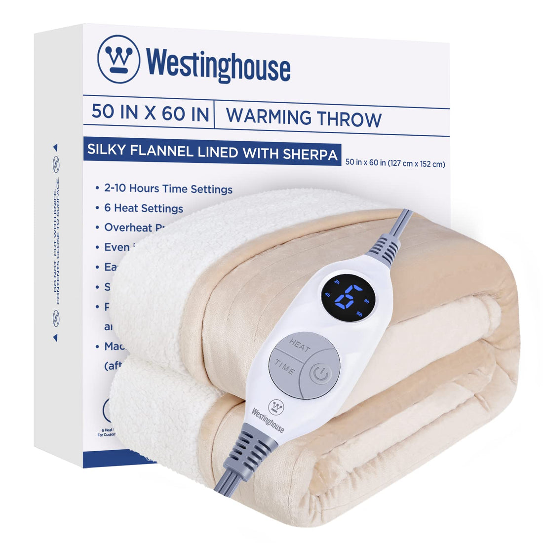 Westinghouse King Electric Blanket – Charcoal