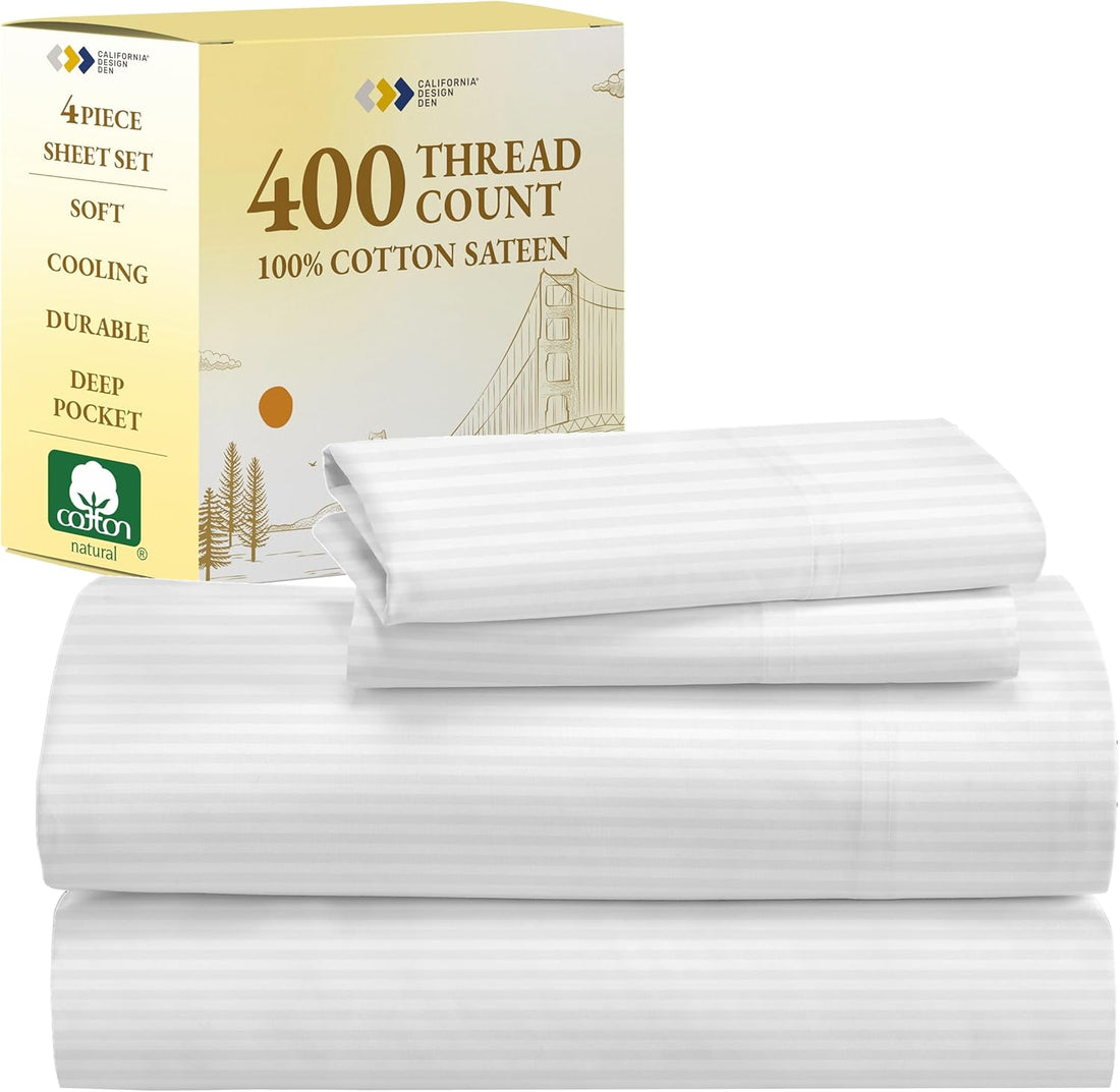 California Design Den Queen Sheets – 400 TC