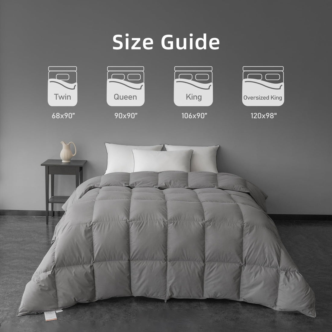 MAXICOZY King Comforter – White