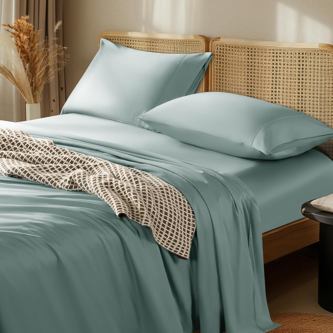 LBRO2M Egyptian Cotton Sheet Set – Queen, White