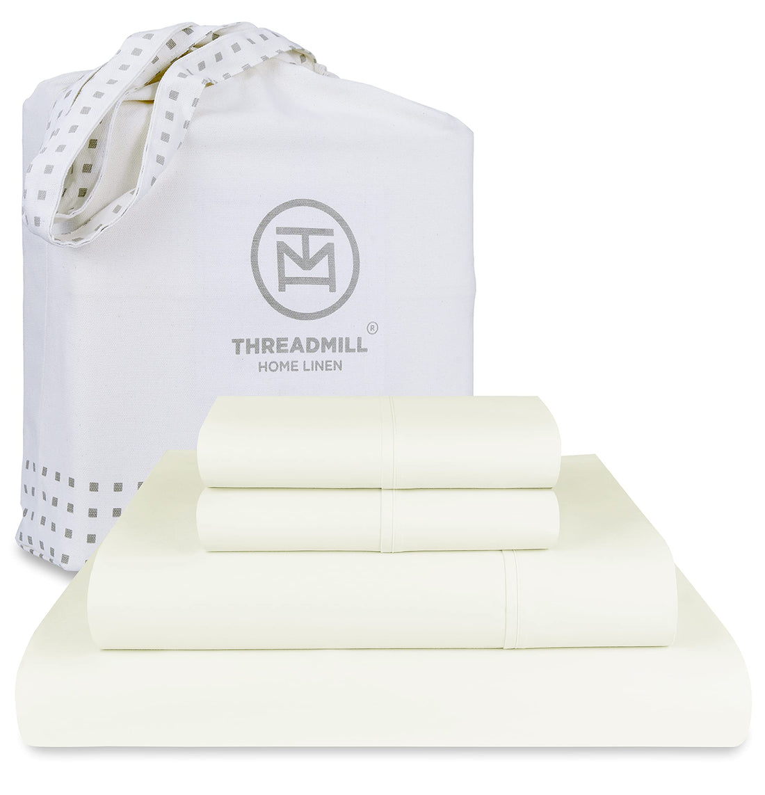 Threadmill Supima Cotton Sheet Set – King, White