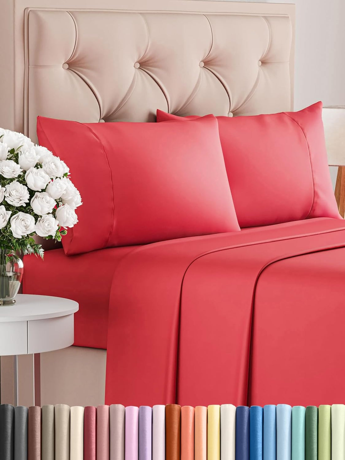 Queen 6PC Ultra Soft Sheet Set – White