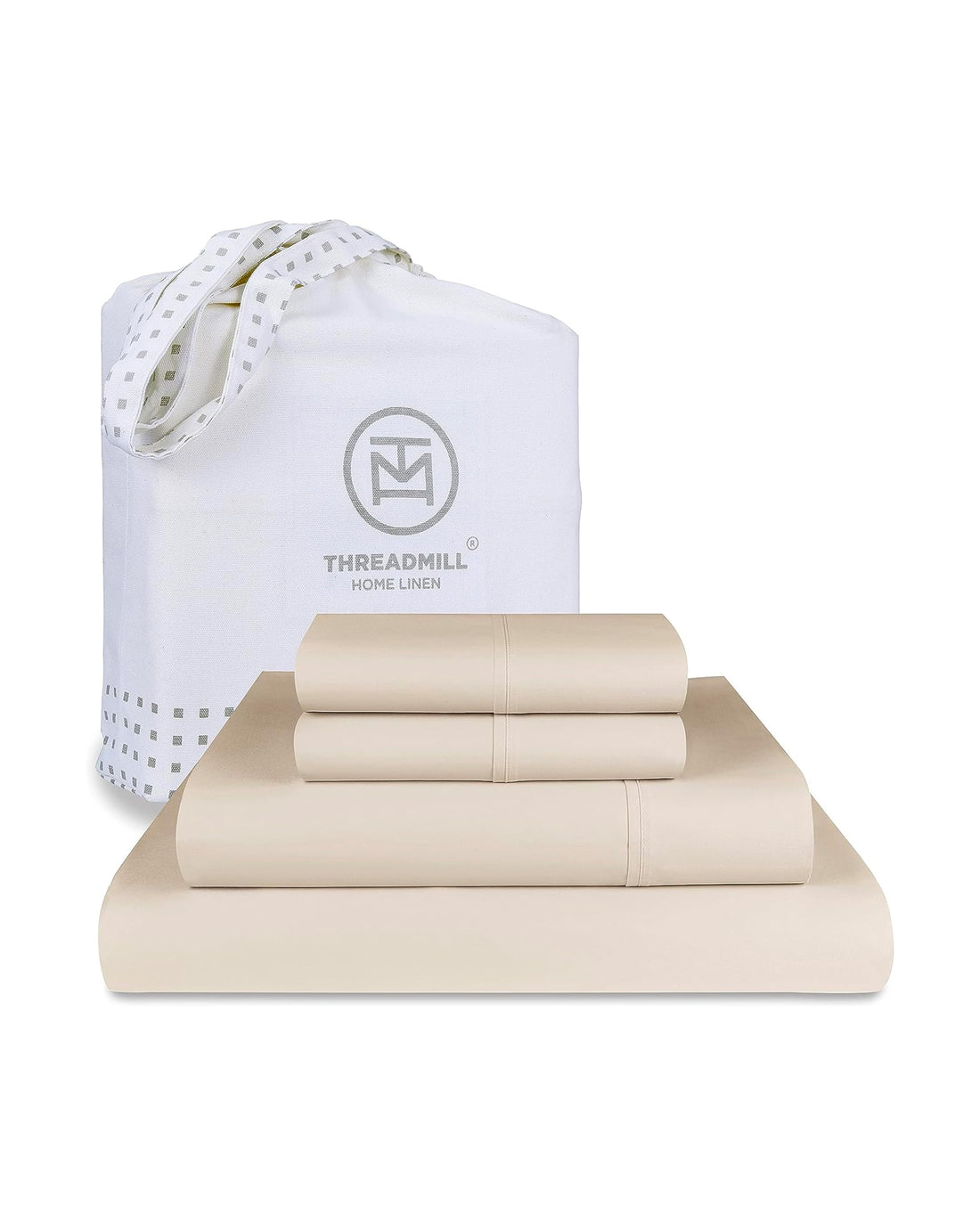 Threadmill Supima Cotton Sheet Set – Queen, White