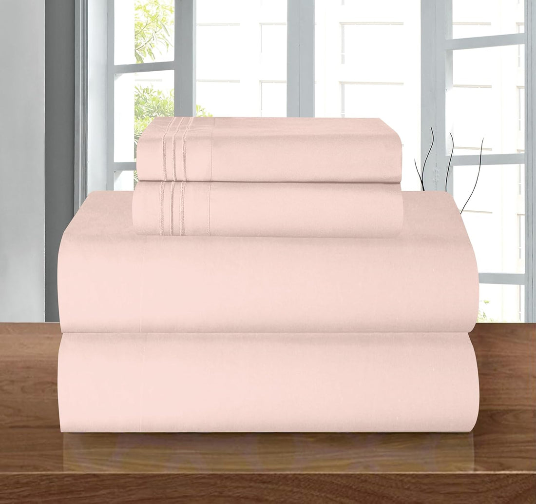 Elegant Comfort Twin Sheet Set – Grey
