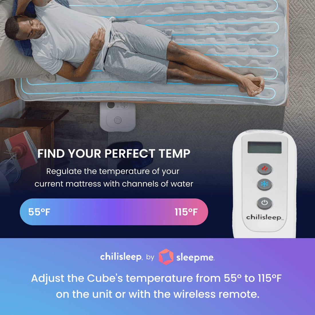 Chilipad Cube Mattress Topper – Half Queen