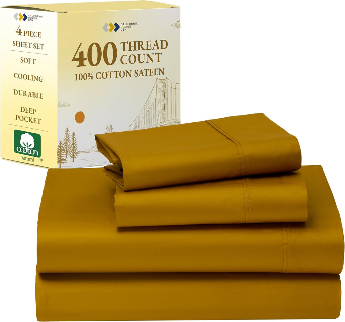 California Design Den Queen Sheets – 400 TC