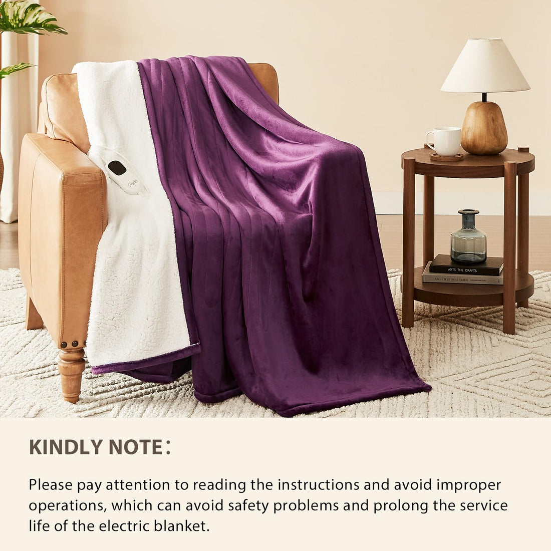 Homemate Heated Throw – 50"x60"