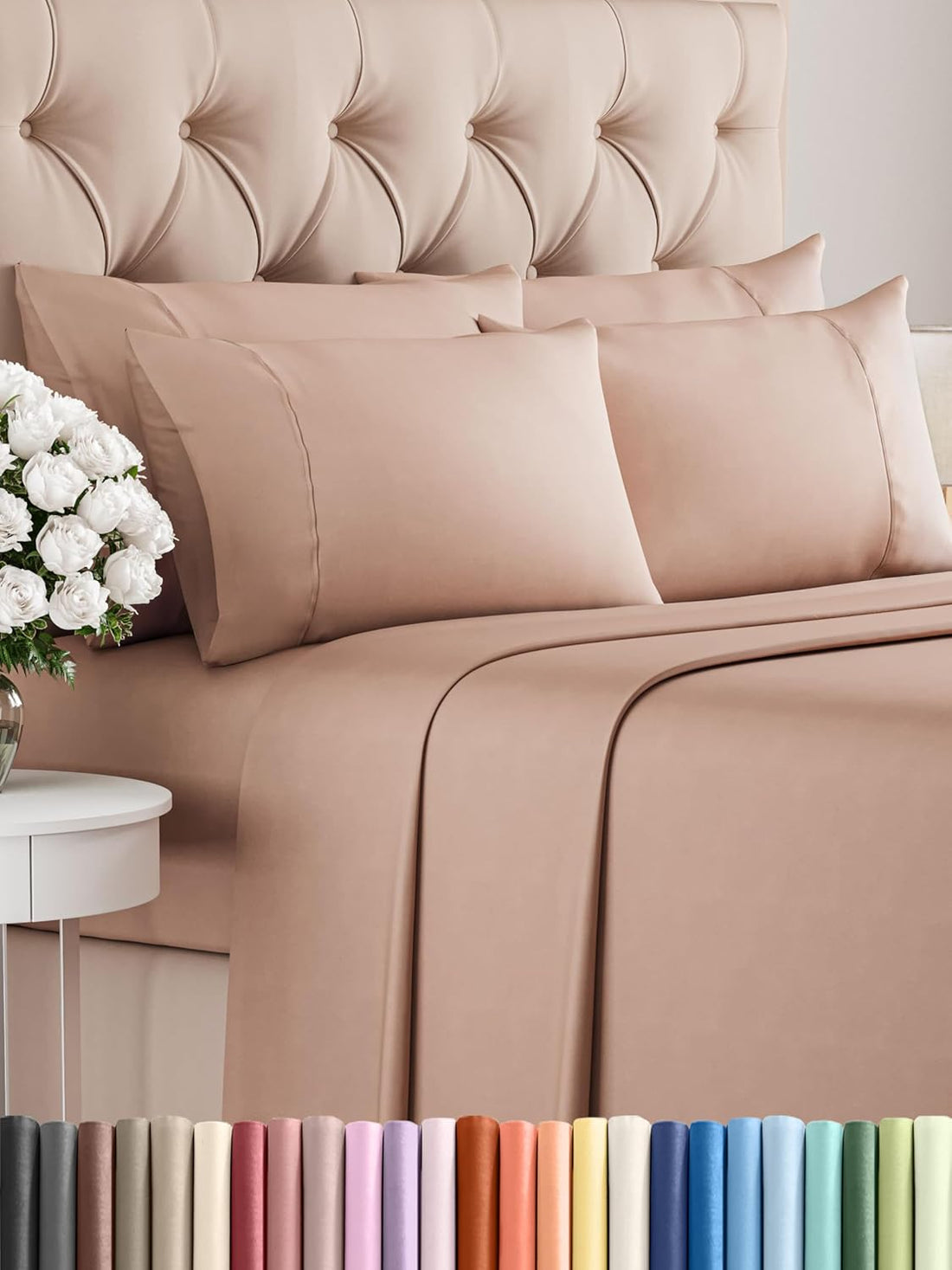 Queen 6PC Ultra Soft Sheet Set – White