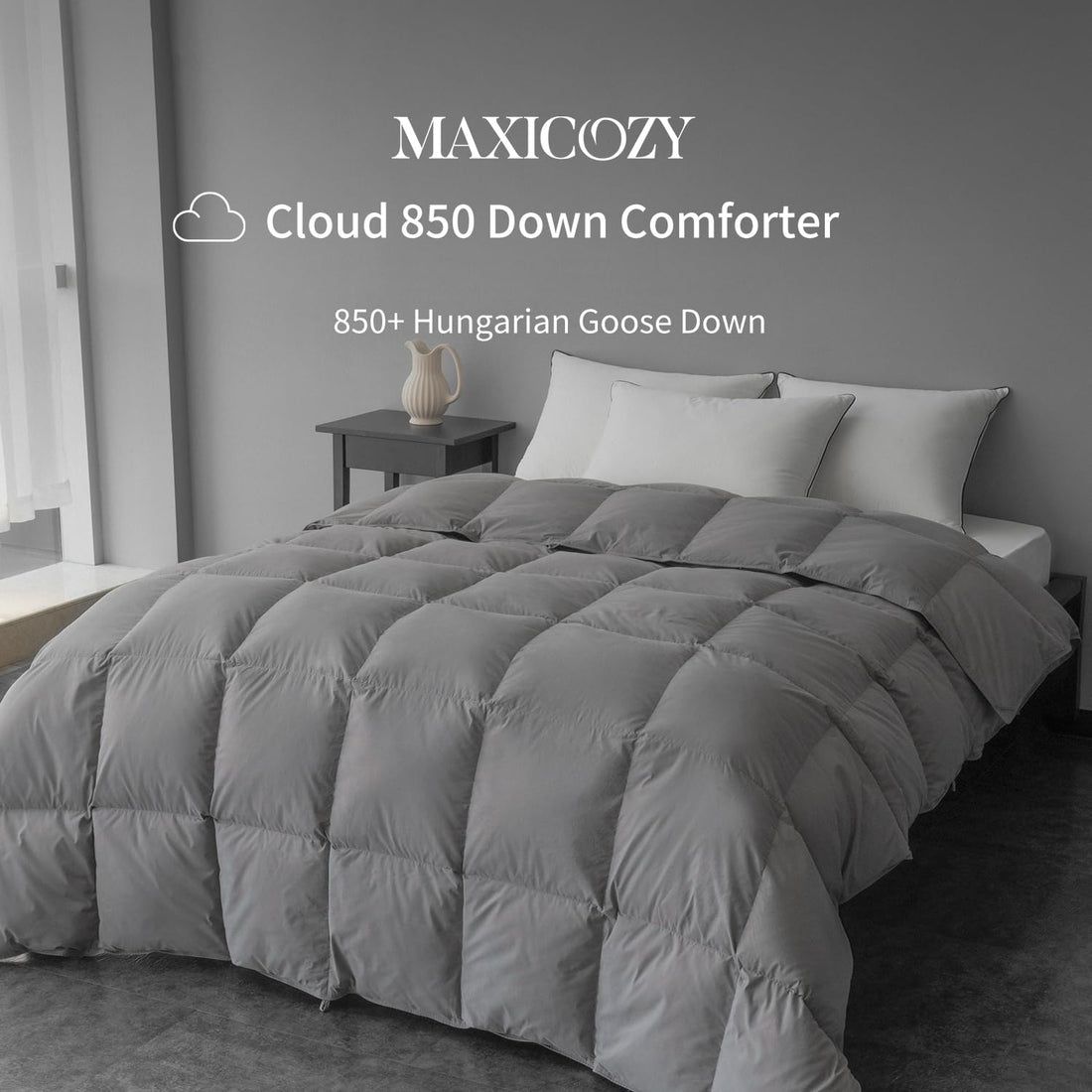 MAXICOZY King Comforter – White