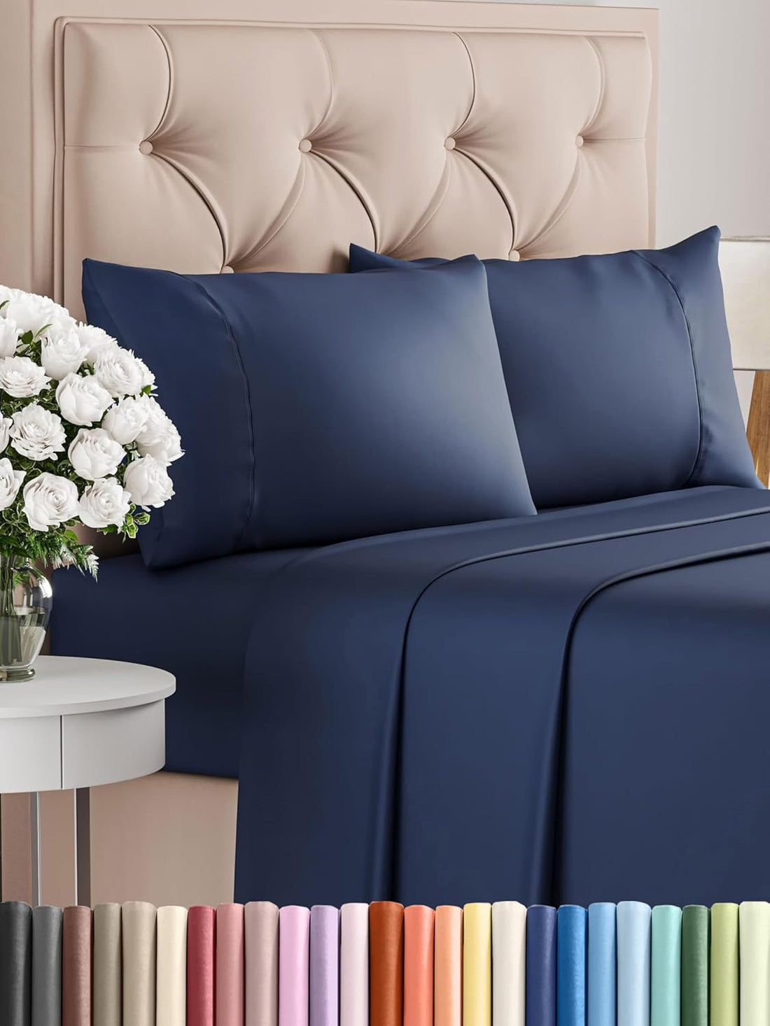 Queen 6PC Ultra Soft Sheet Set – White