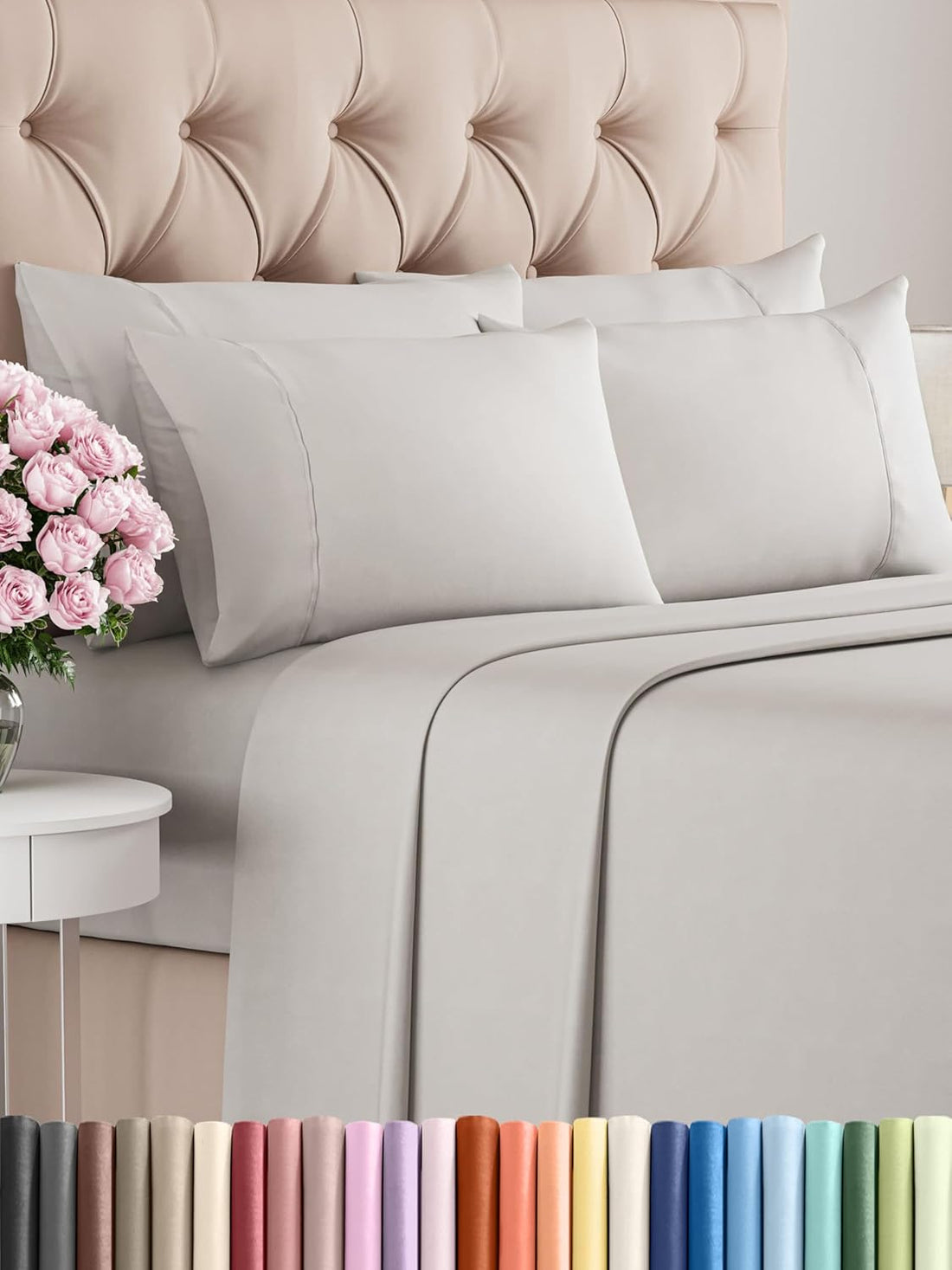 Queen 6PC Ultra Soft Sheet Set – White