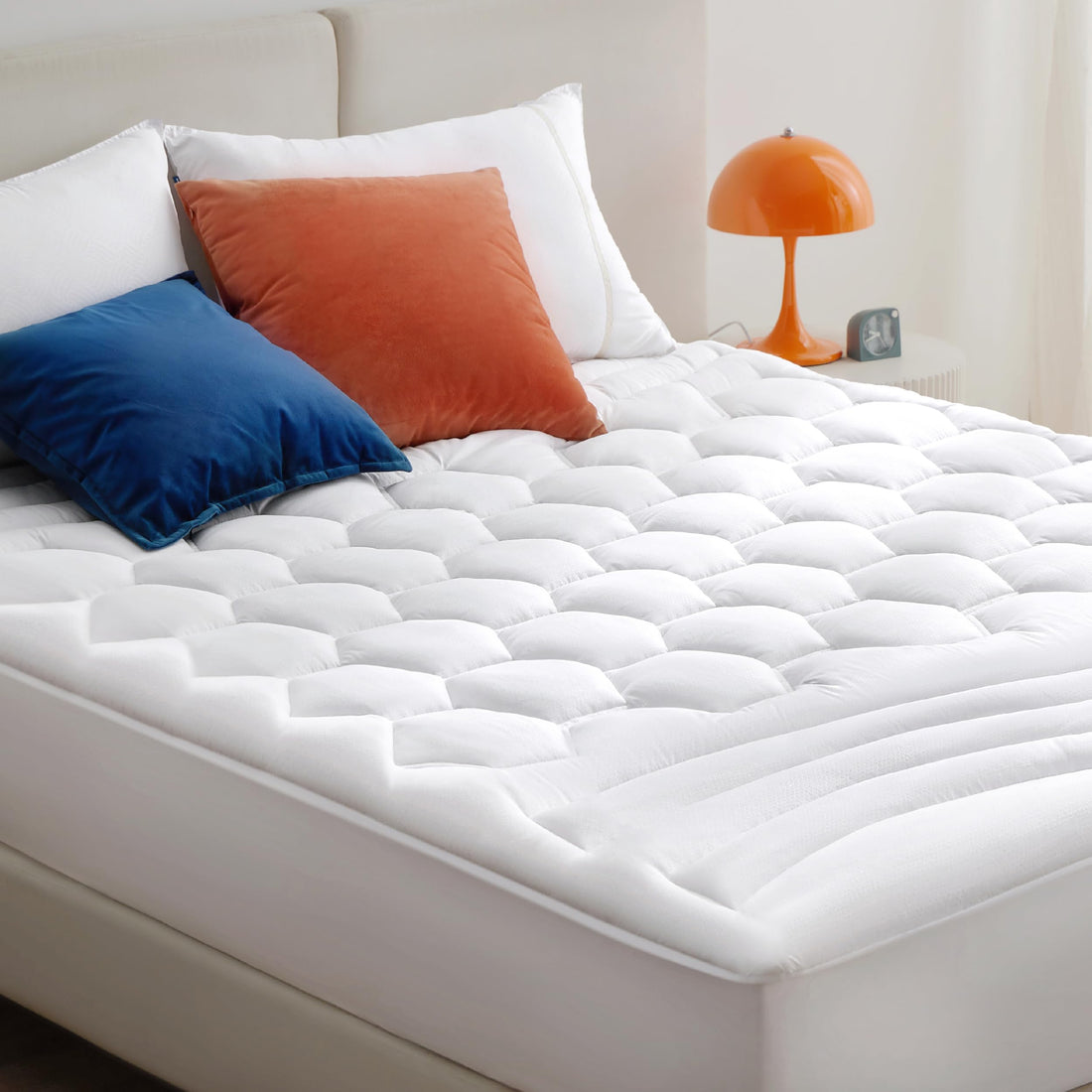 Bedsure Twin XL Mattress Pad – White