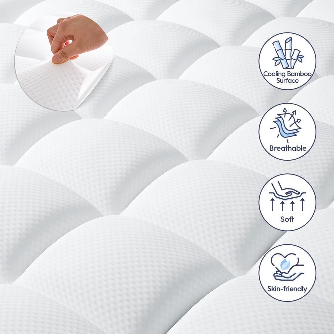 ELEMUSE 3" King Mattress Topper