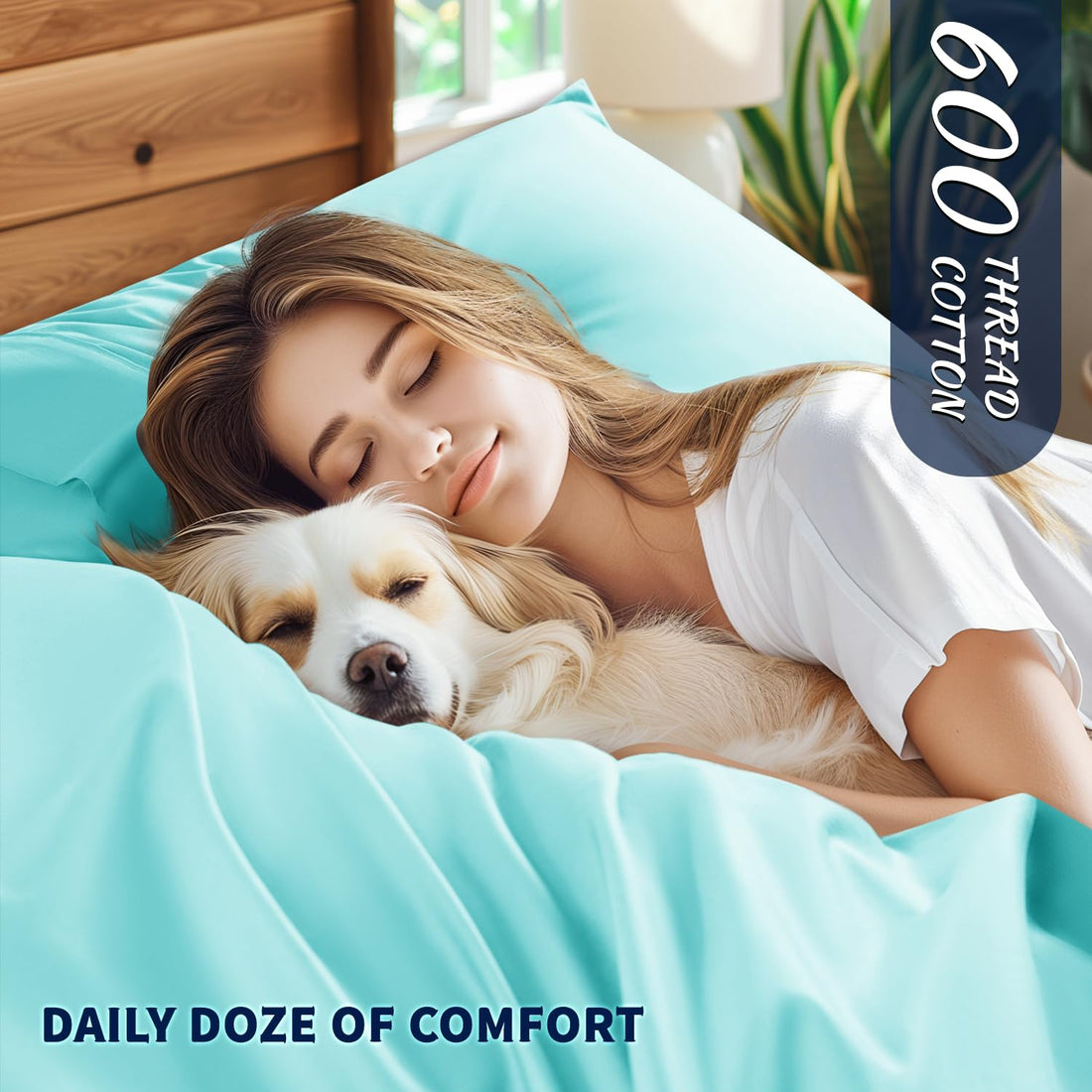 Shilucheng Egyptian Cotton Sheets – Queen