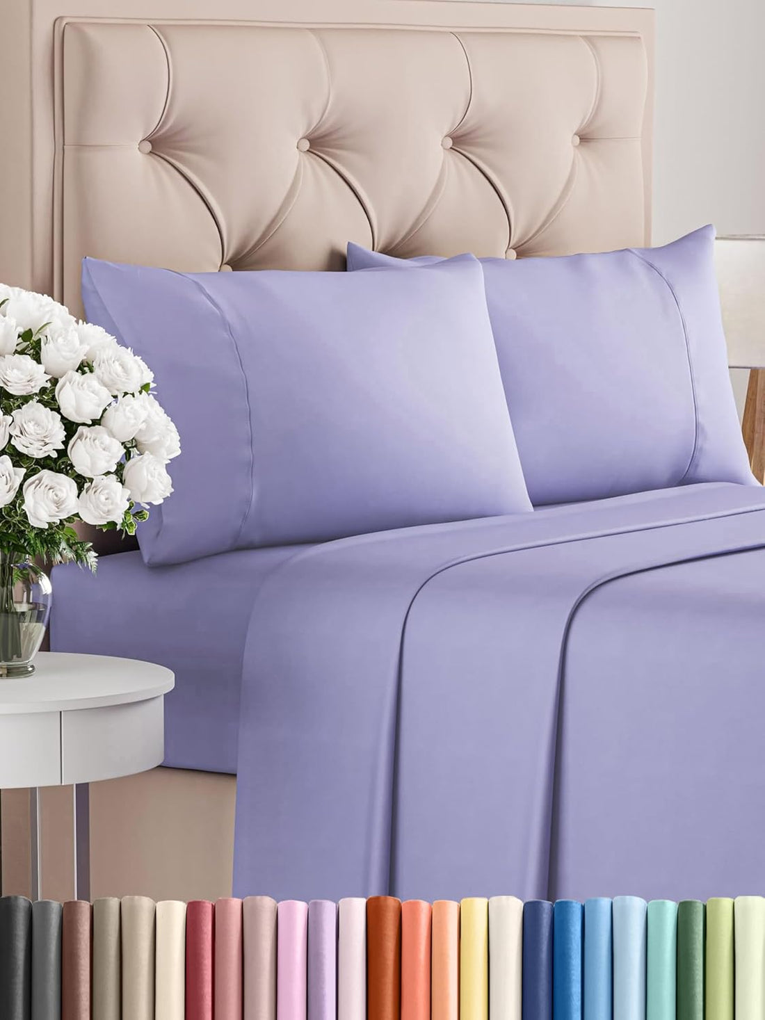 Queen 6PC Ultra Soft Sheet Set – White