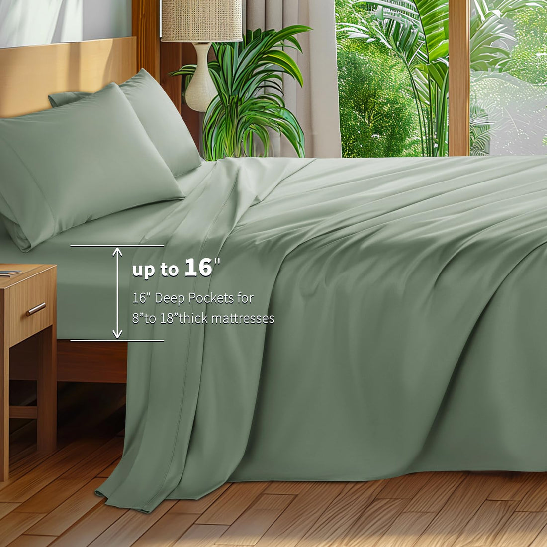 Shilucheng Egyptian Cotton Sheets – Queen