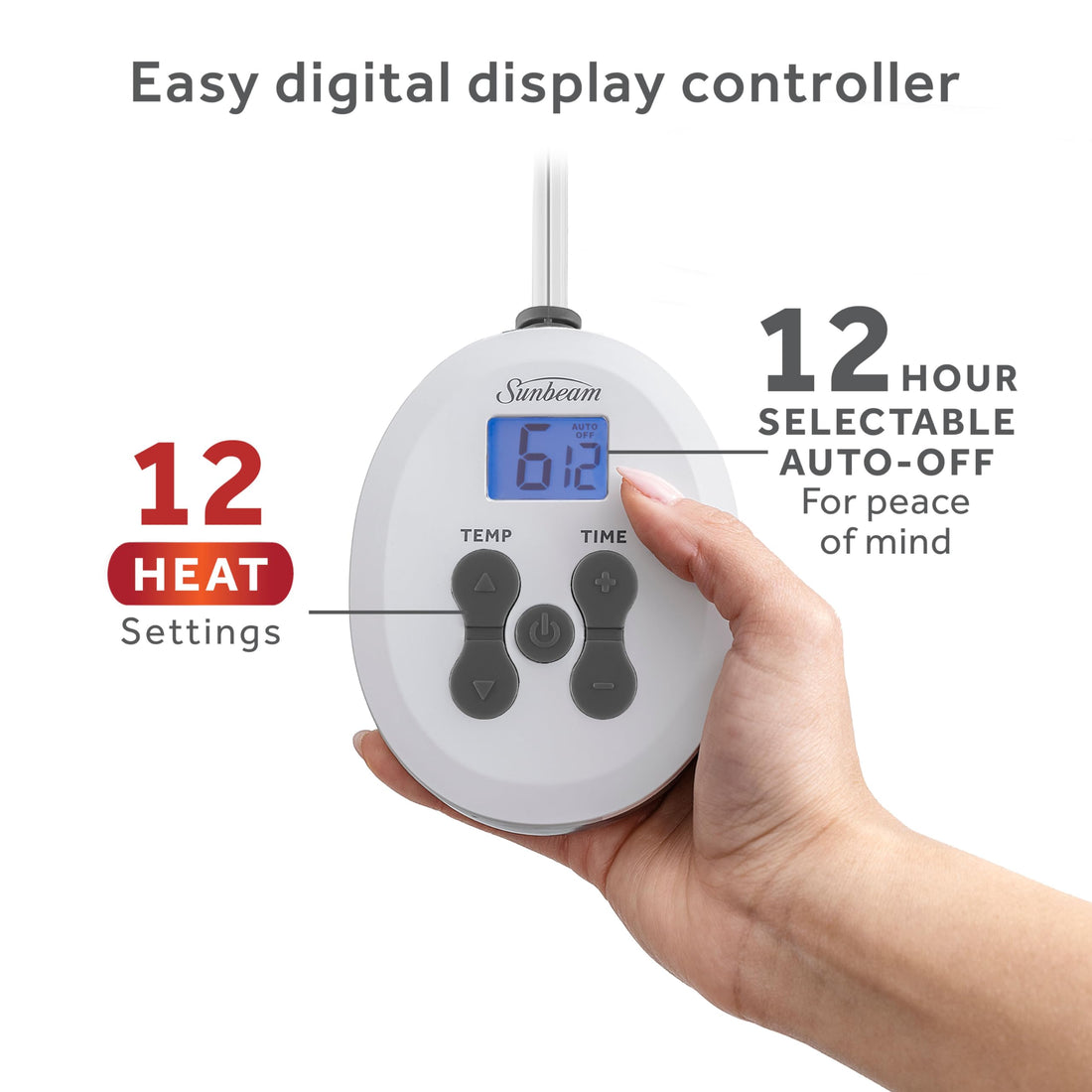 Sunbeam Electric Blanket – Full Mushroom
