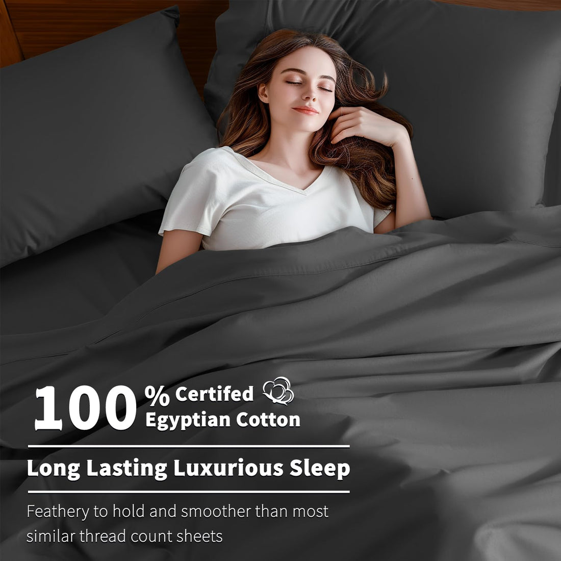 Shilucheng Egyptian Cotton Sheets – Queen
