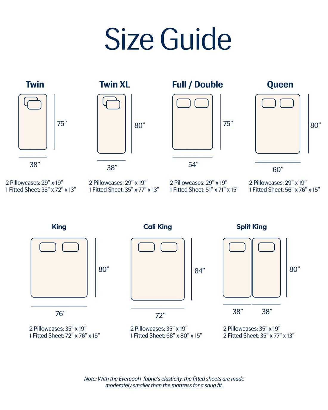REST Evercool+ Starter Sheet Set – King, Blue