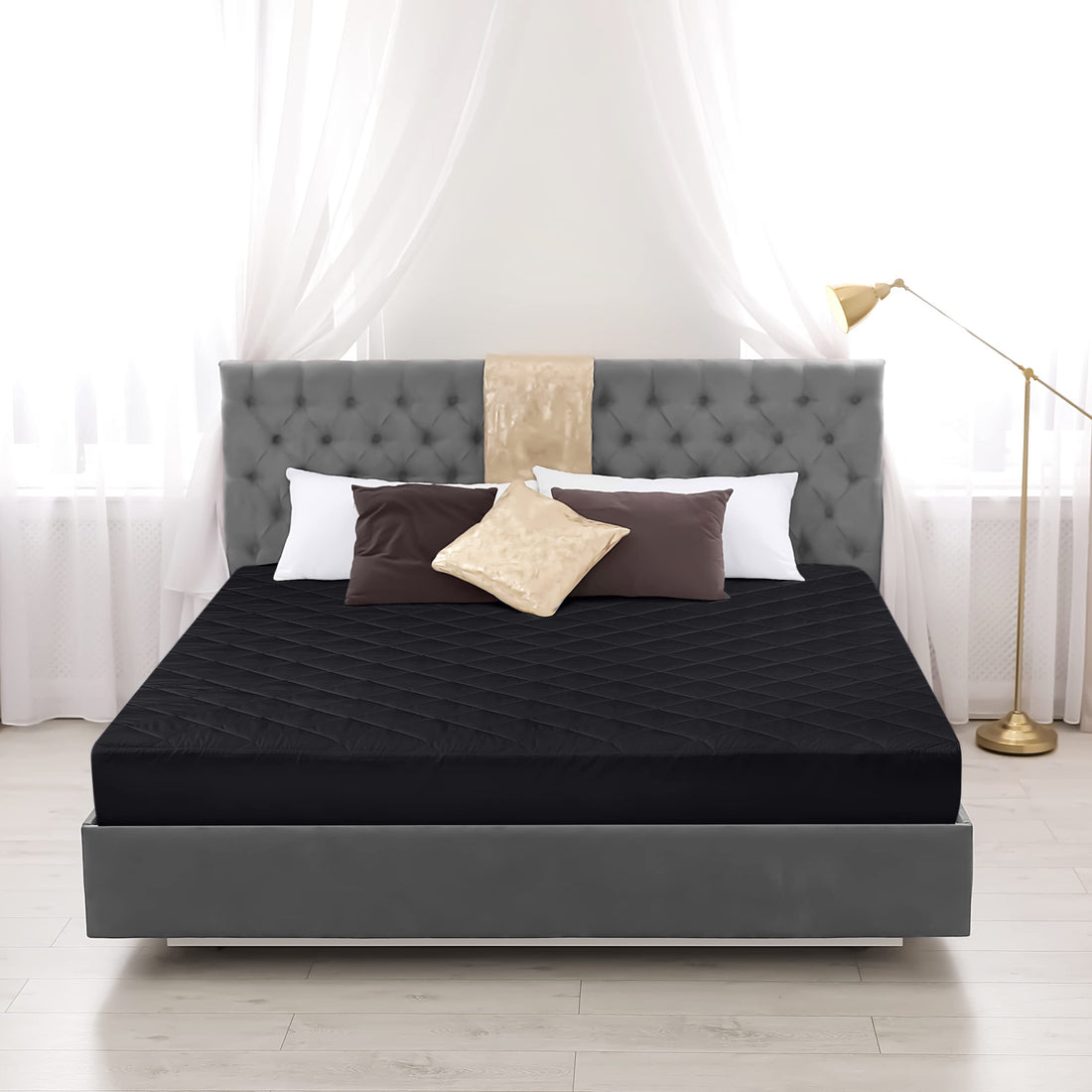 Utopia Quilted Mattress Pad – Queen, White