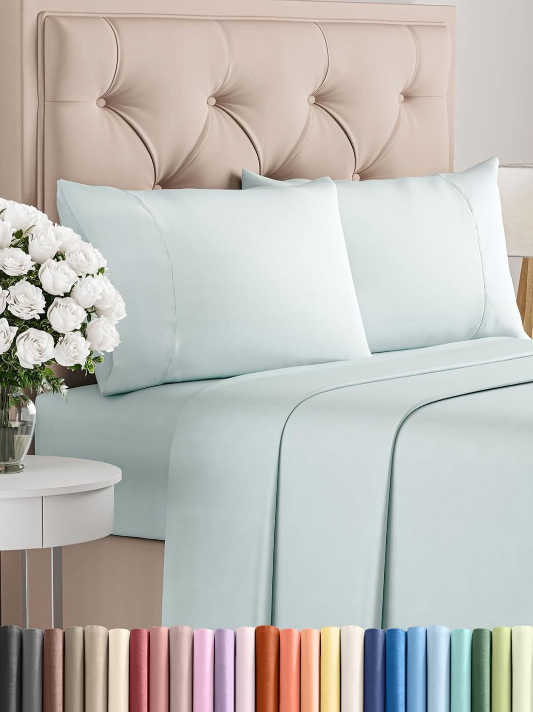 Queen 6PC Ultra Soft Sheet Set – White