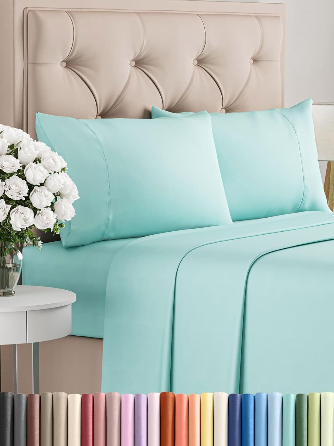 Queen 6PC Ultra Soft Sheet Set – White