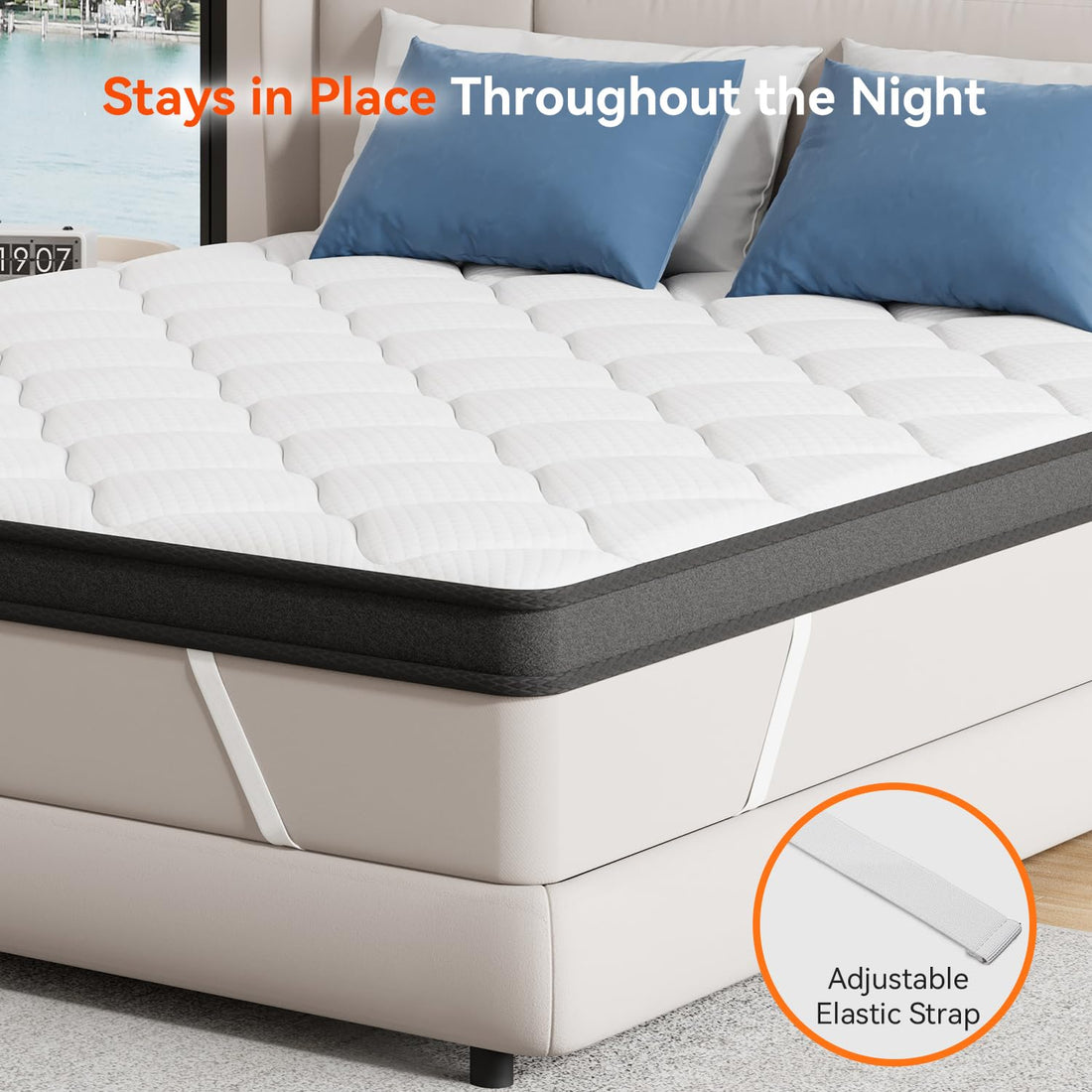 ELEMUSE 3" King Mattress Topper