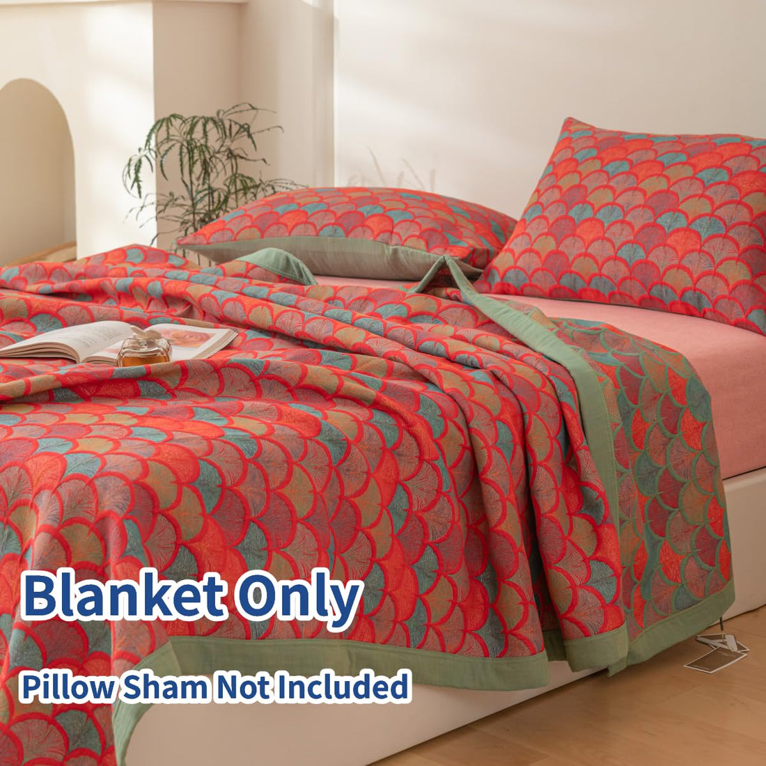 Cotton Jacquard Floral Quilt – King