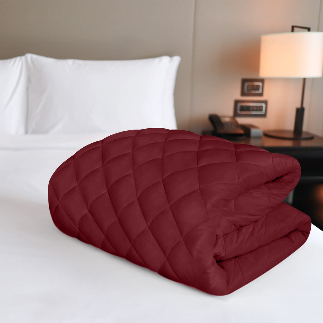 Utopia Quilted Mattress Pad – Queen, White