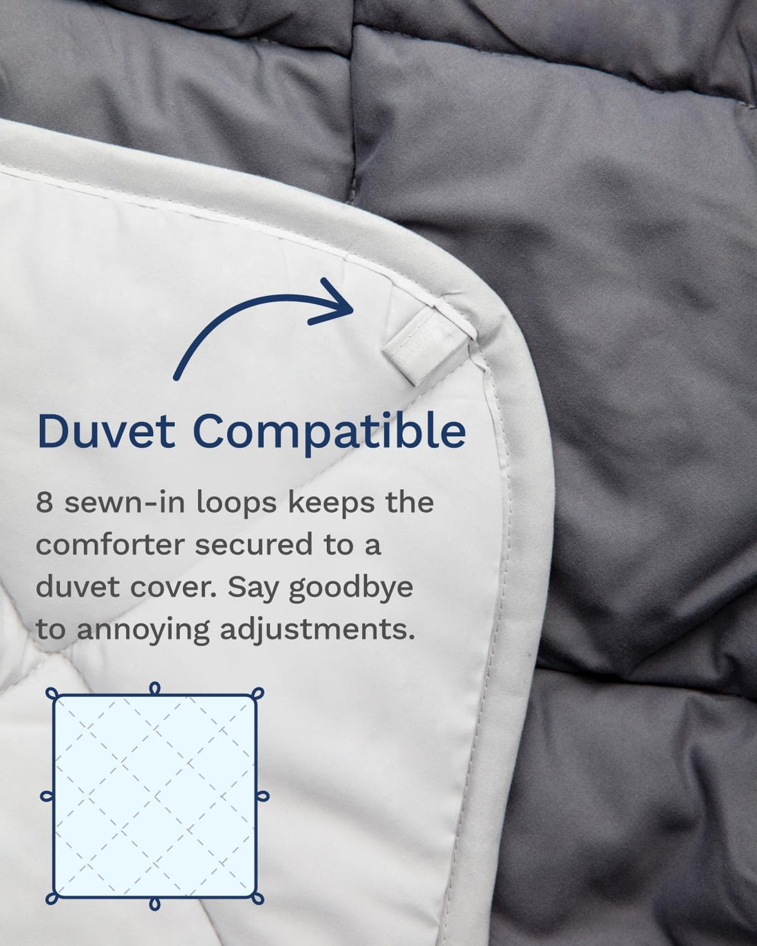 ViscoSoft Microfiber Comforter – Full Gray